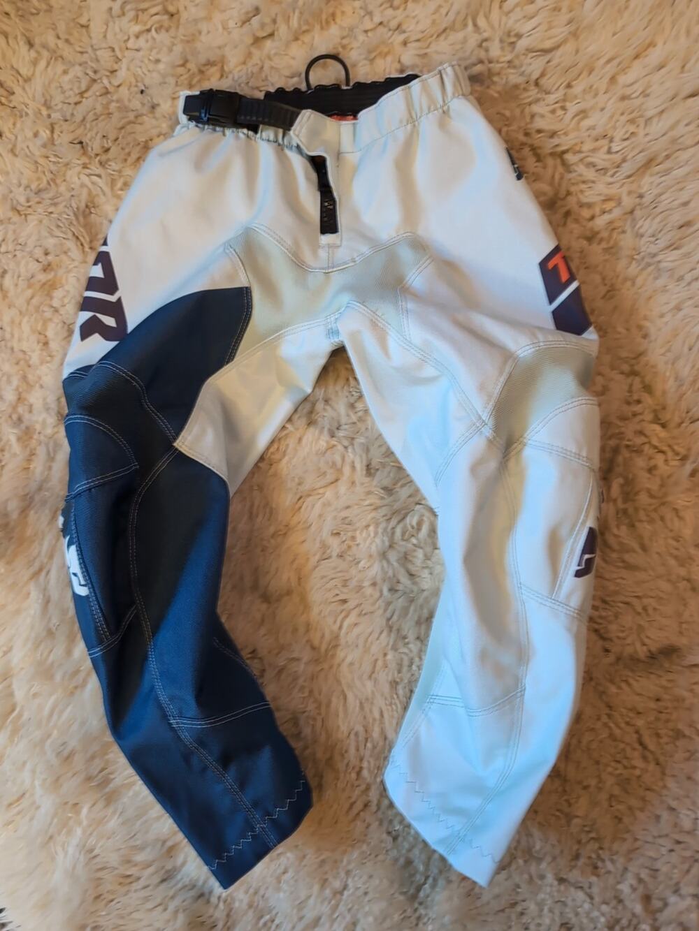 Thor Sector Sear Pants Youth 24 Blue Gray Motocross MX Dirt Bike Racing Gear
